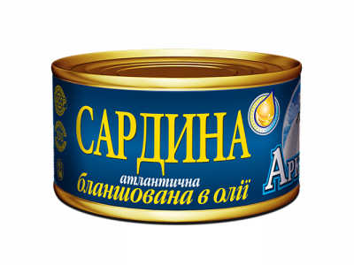 Atlantic sardine blanched in oil, №5